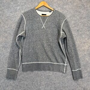 Wings + Horns Sweatshirt Sweater Adult Medium V Stitch Terry Gray Canada